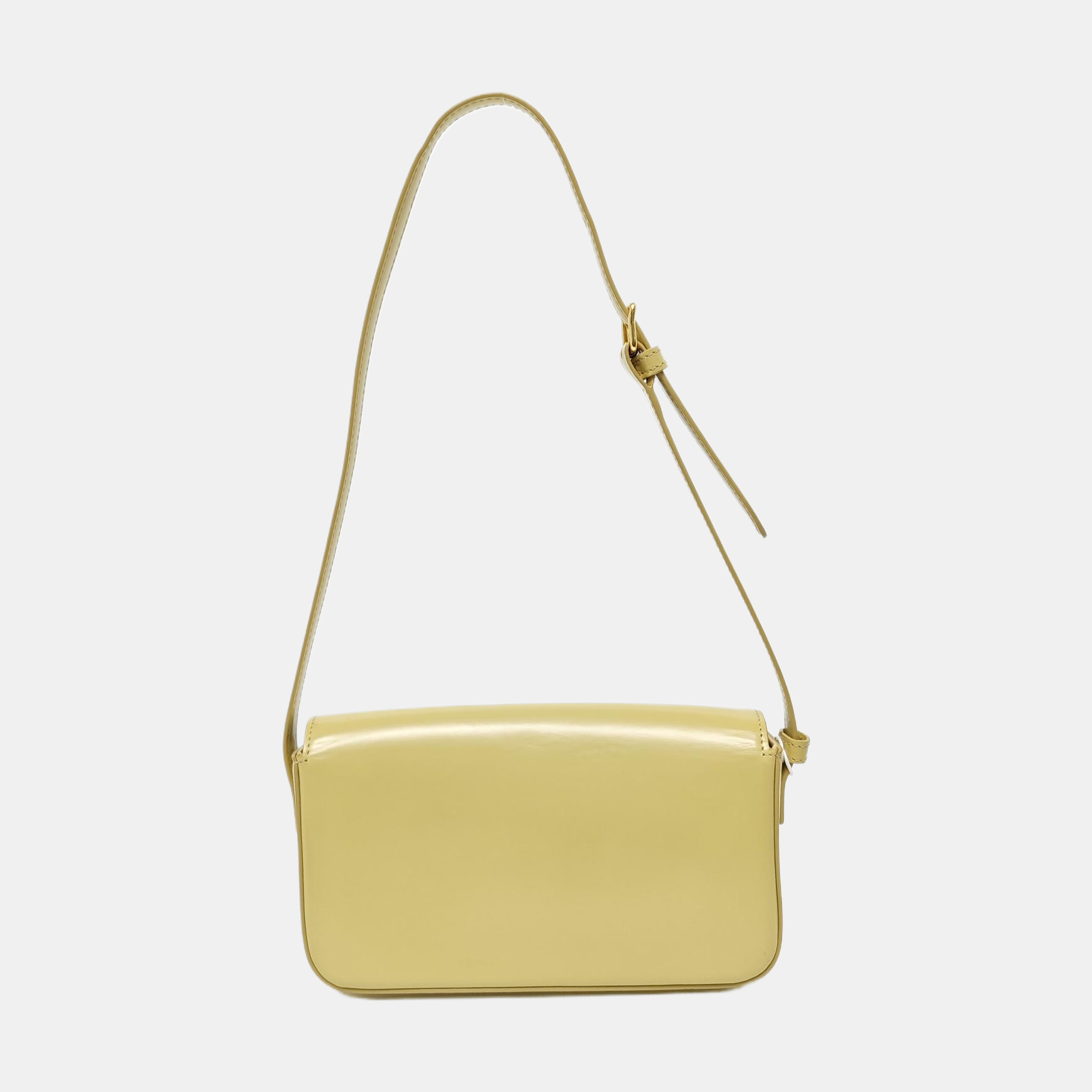 TRIOMPHE Small Calfskin Yellow