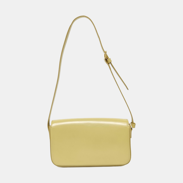 TRIOMPHE Small Calfskin Yellow
