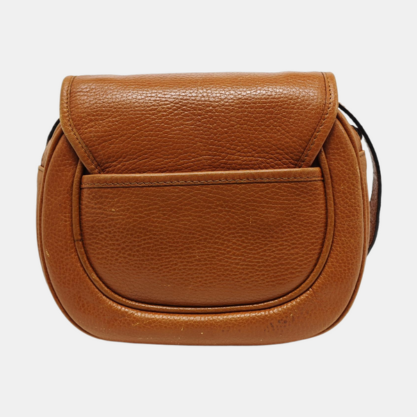 Calfskin Shoulder Bag Brown