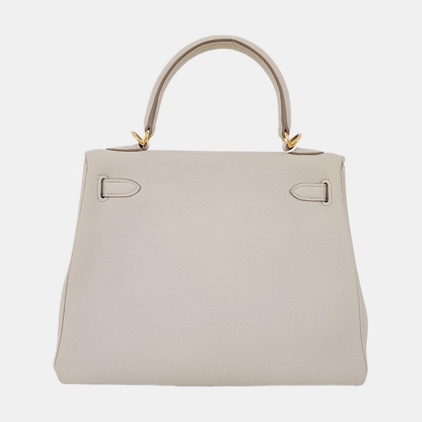 Kelly 25 Togo White