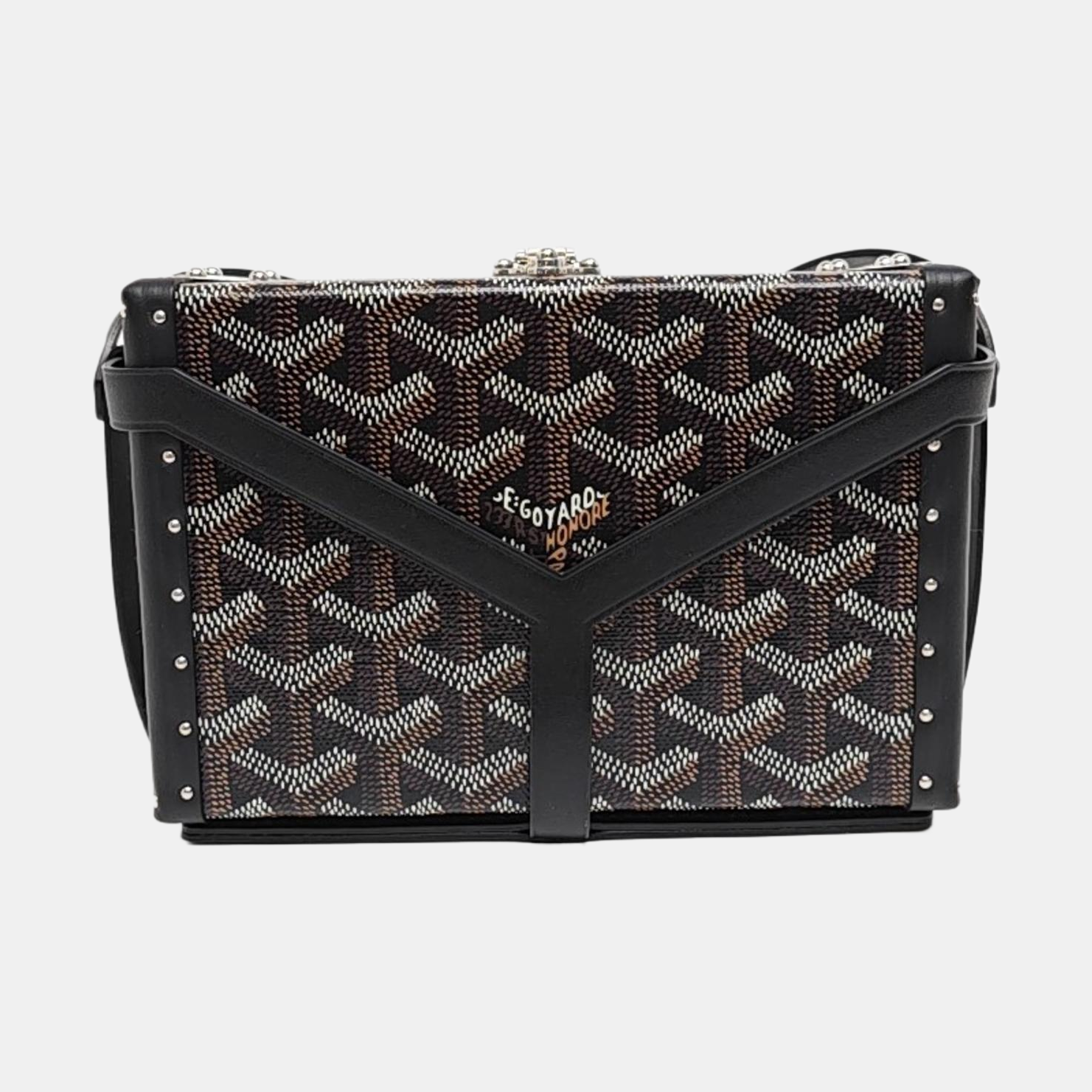 Minaudière Coated Canvas Black