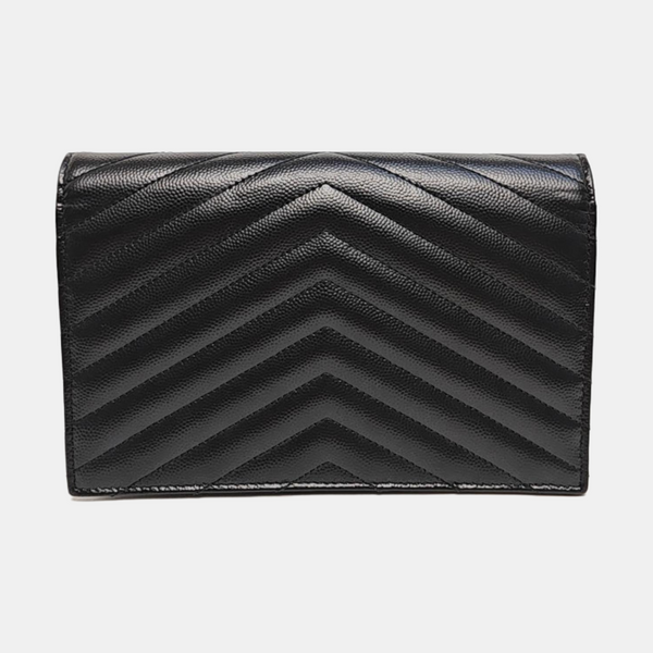 MONOGRAM WOC Chevron Calfskin Black
