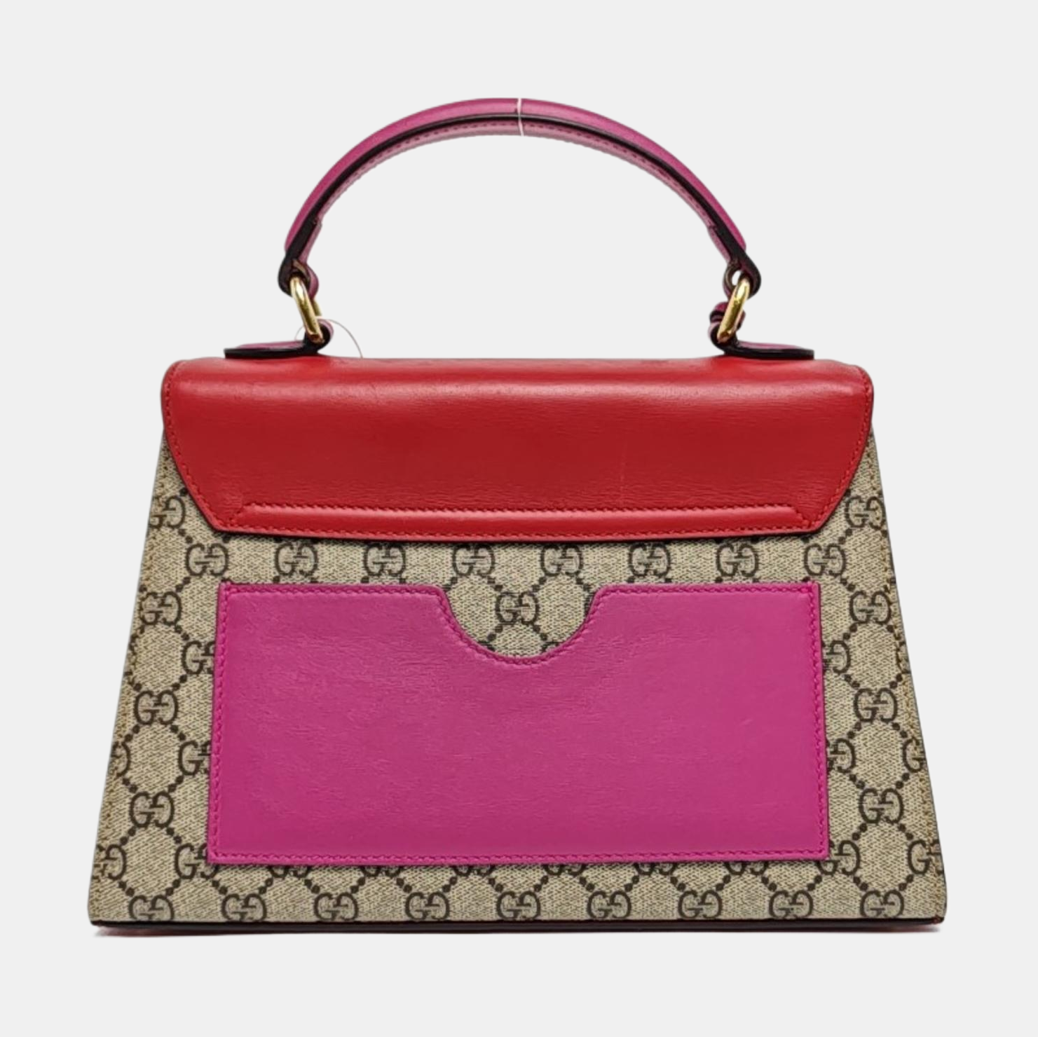 Padlock Small Monogram Coated Canvas Black