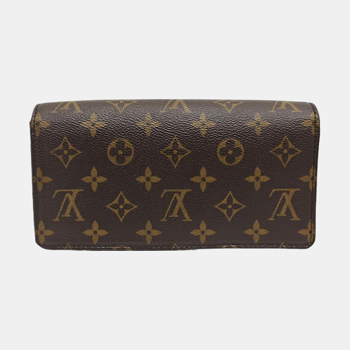 Lily Monogram Coated Canvas Brown