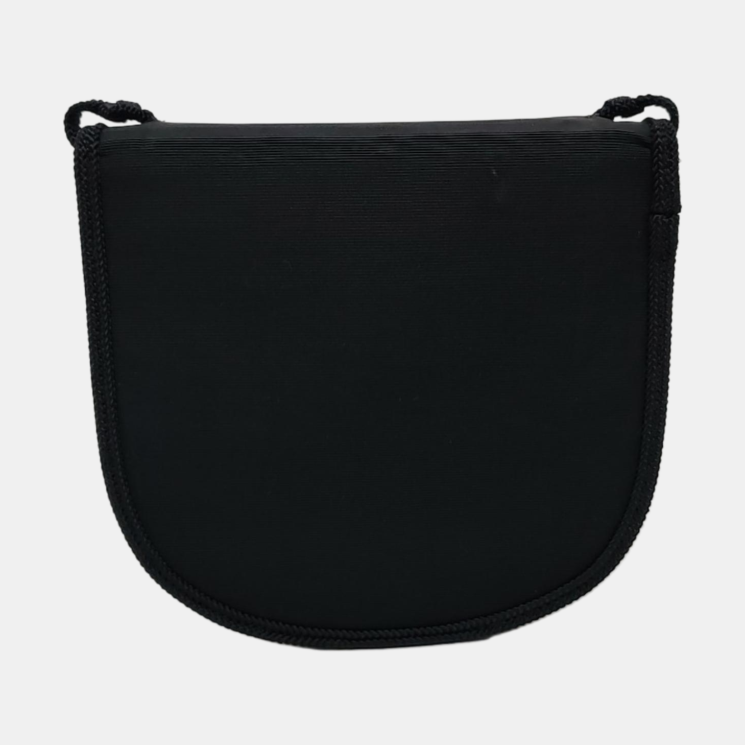 Fabric Shoulder Bag Black