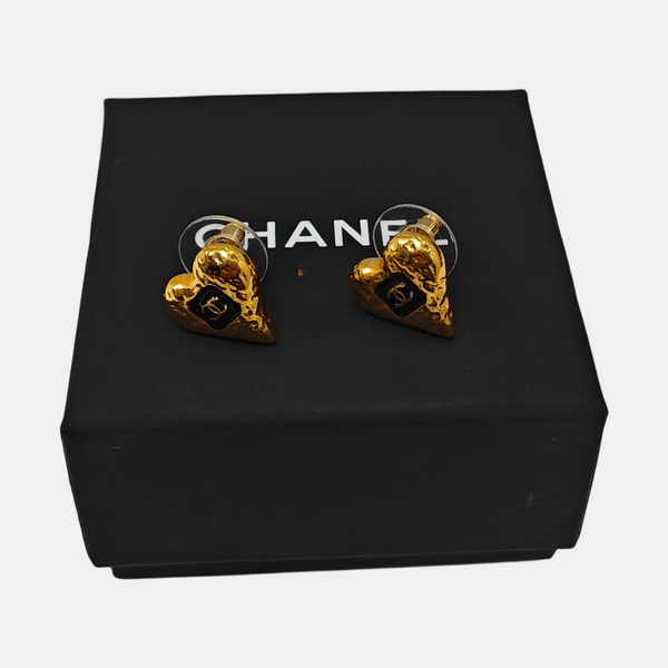 Metal Gold Stud Earrings