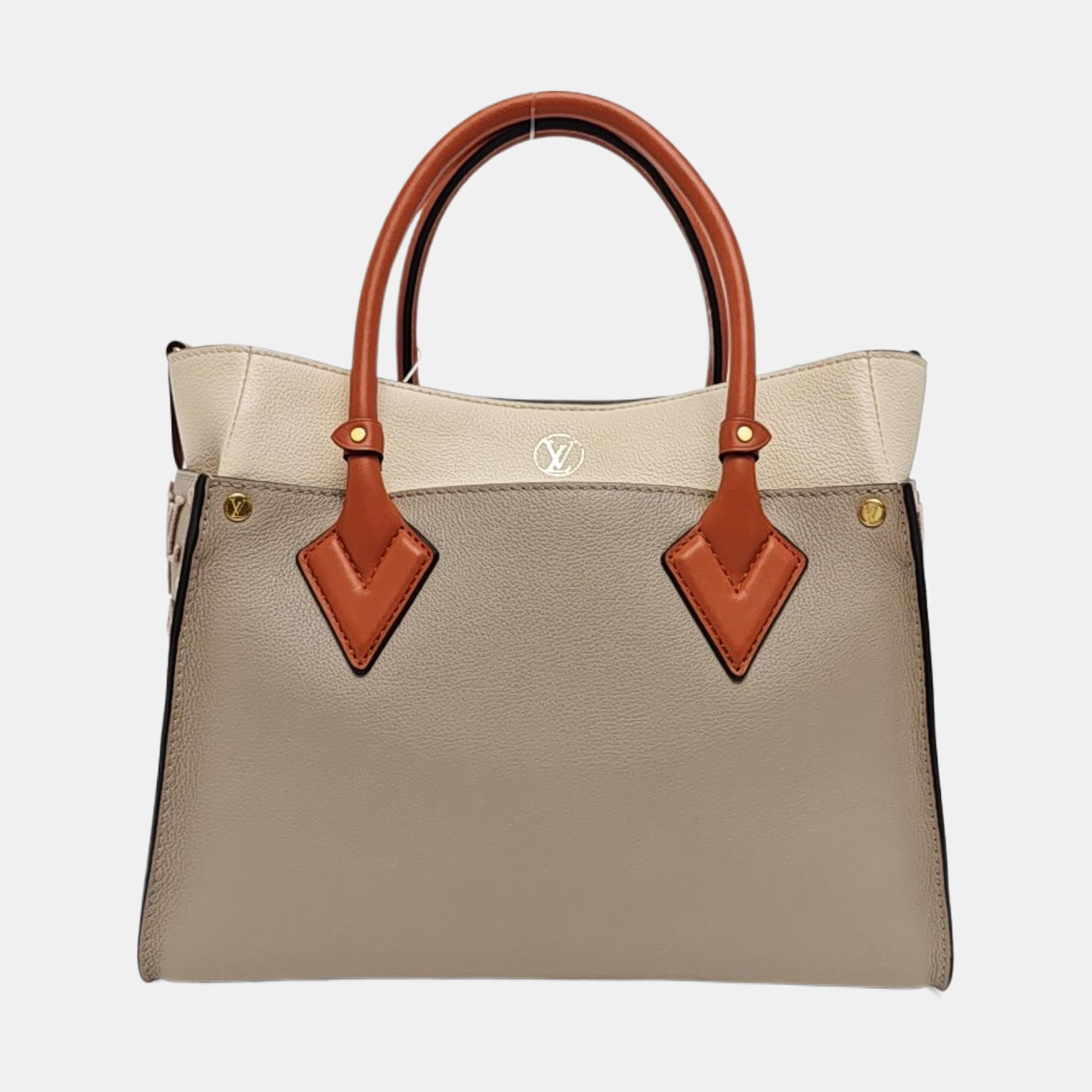 ON MY SIDE MM Monogram Calfskin Gray