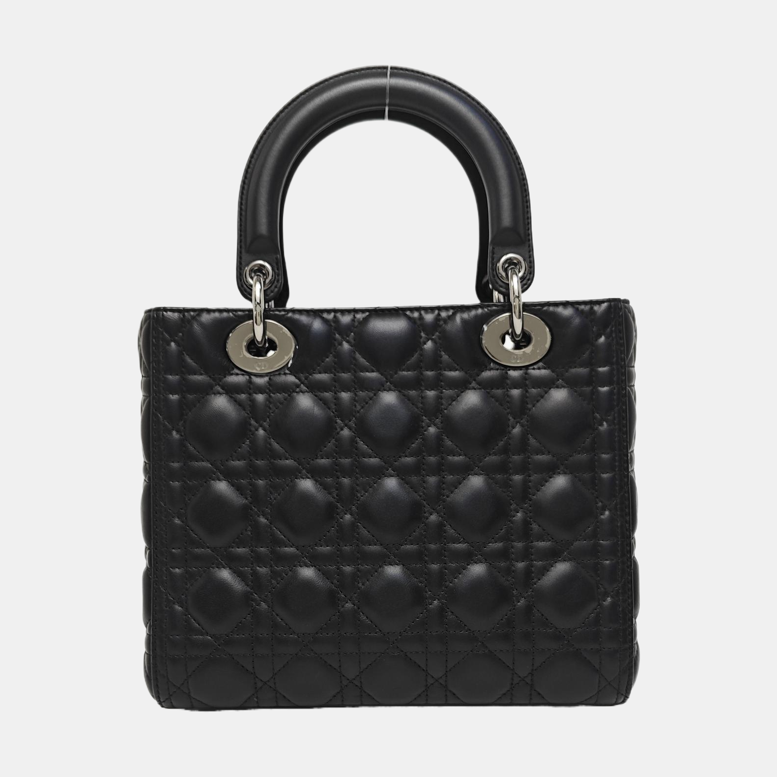 Lady Dior Medium Cannage Calfskin Black