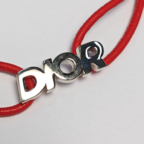 Dio(r)evolution Leather Red Bracelet