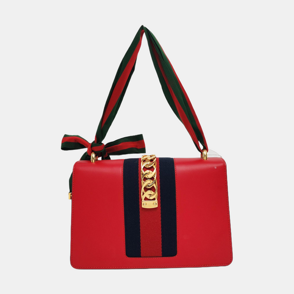 Sylvie Small Calfskin Red