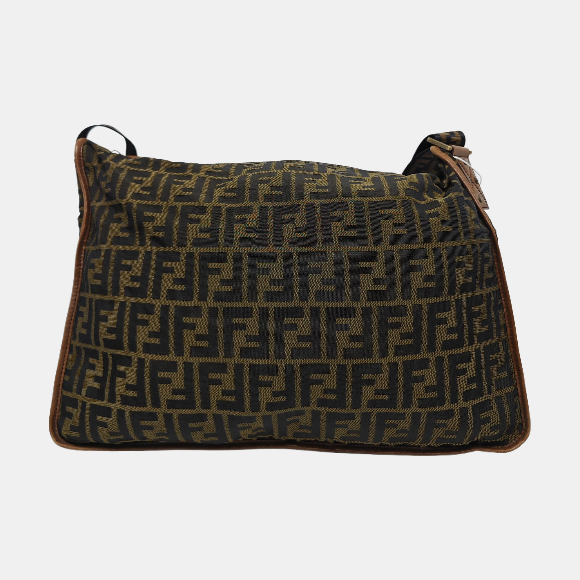 Canvas Shoulder Bag Brown