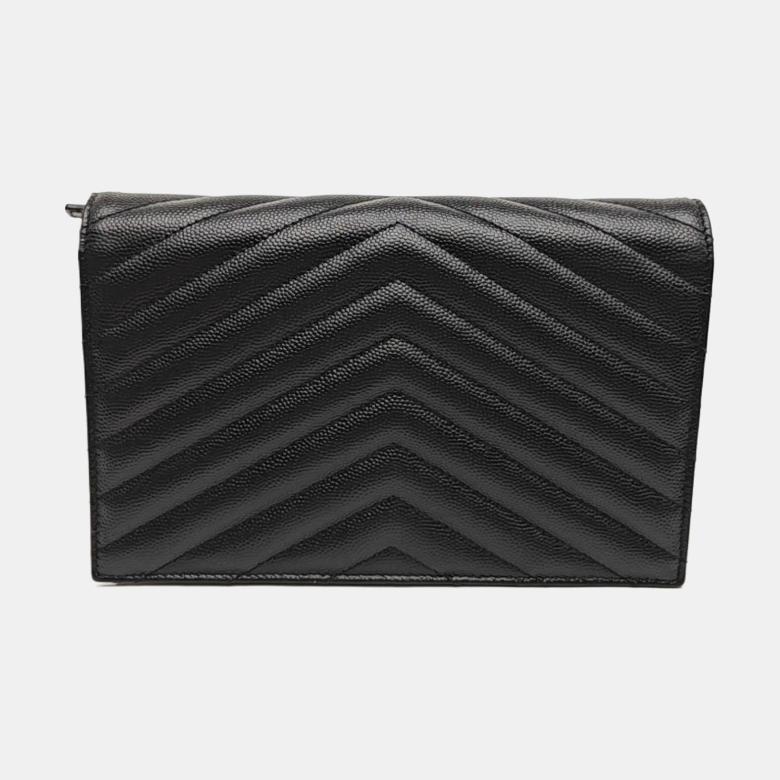 MONOGRAM WOC Chevron Calfskin Black
