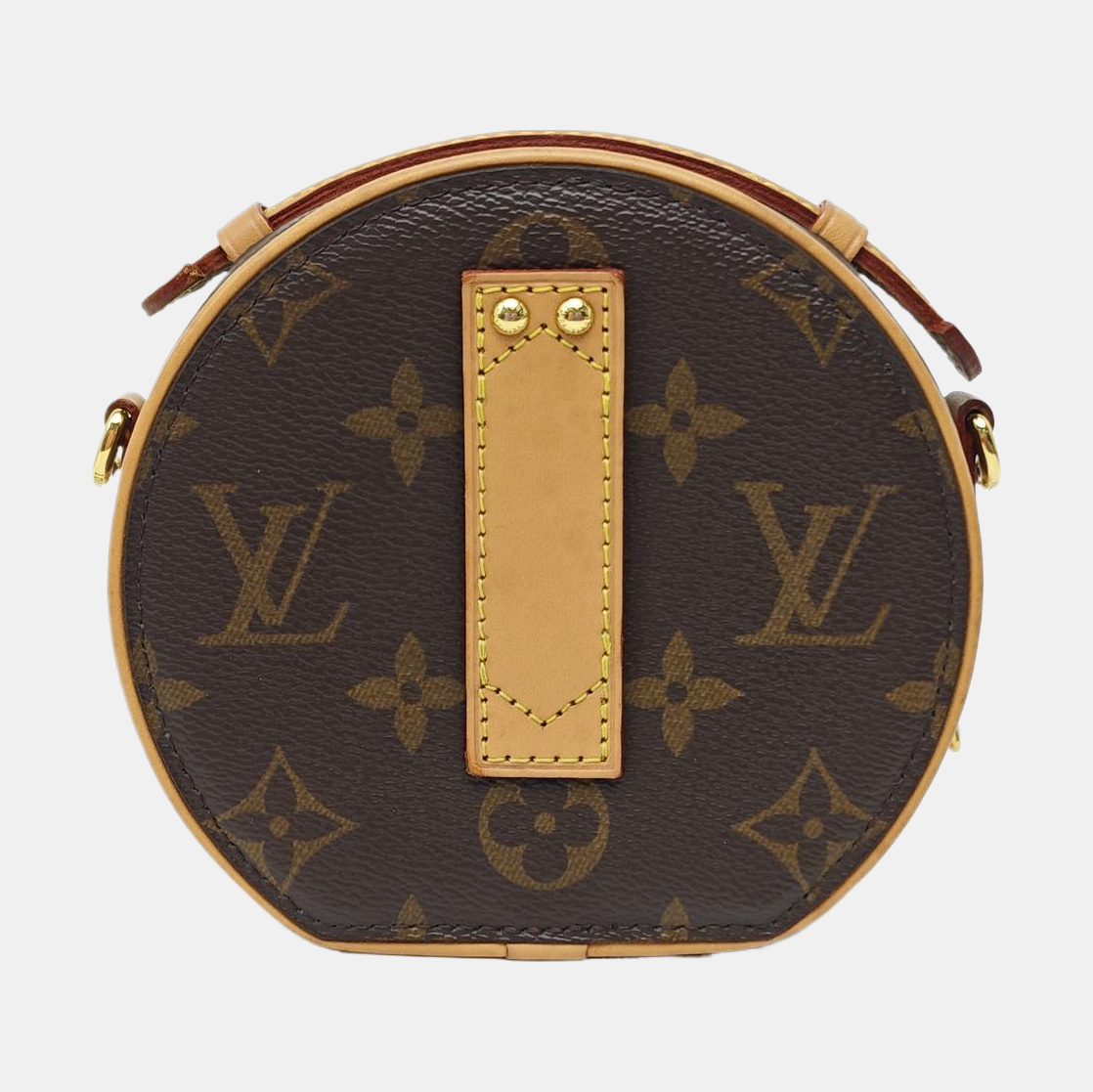 BOITE CHAPEAU Mini Monogram Coated Canvas Brown
