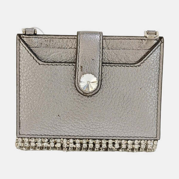 Fringed Calfskin Silver