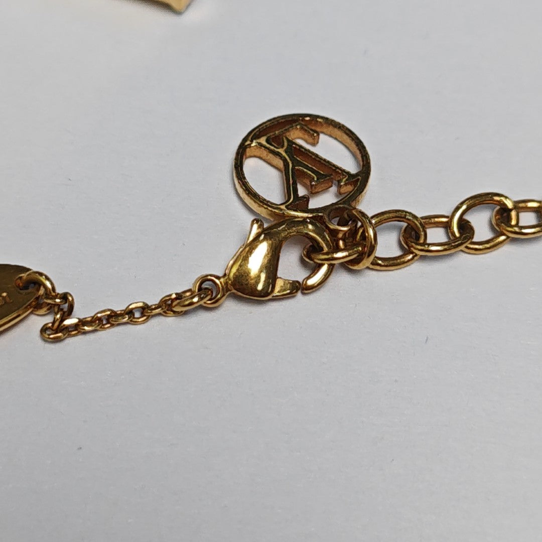LV &amp; ME Brass Gold Necklace