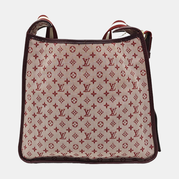 MARY KATE Monogram Canvas Red