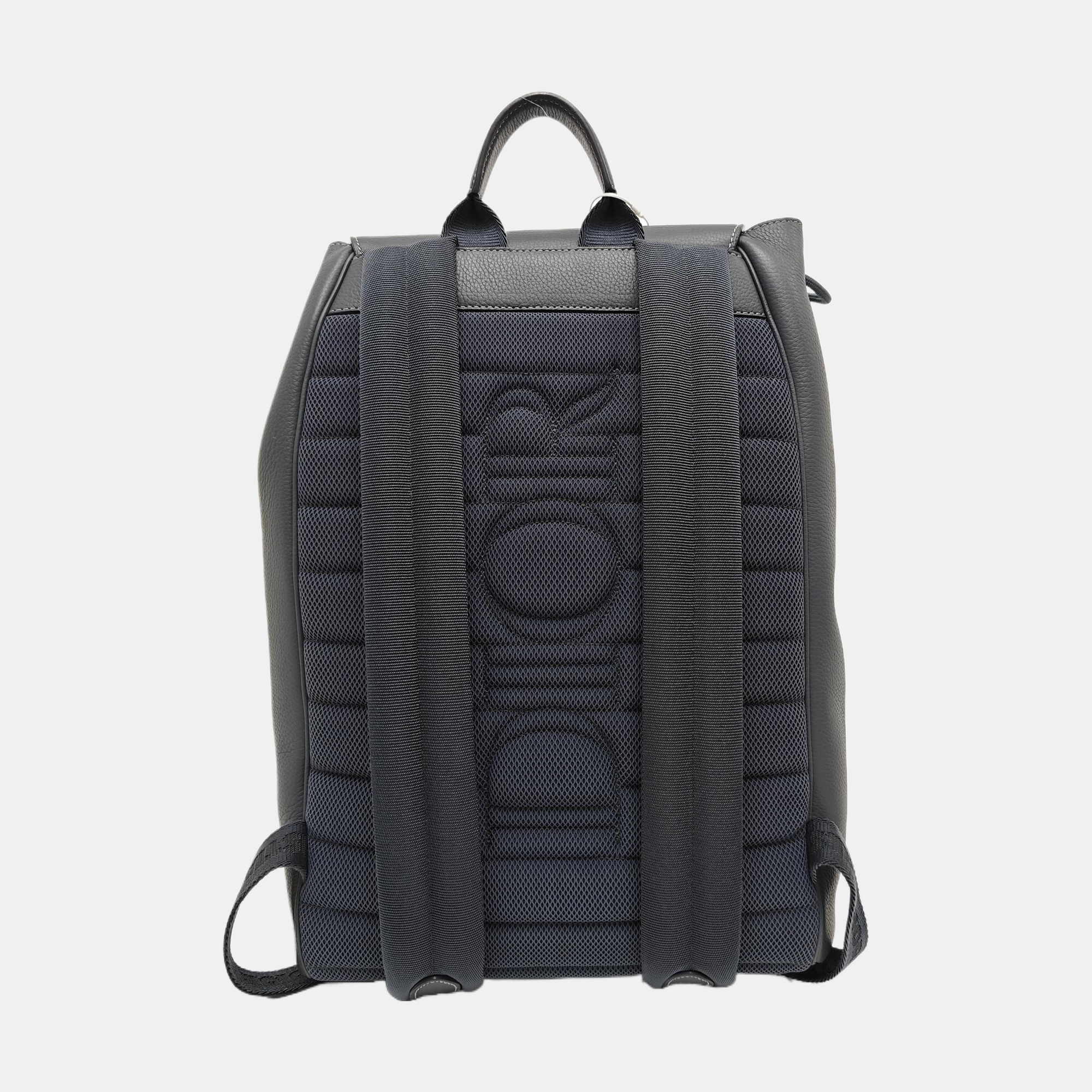 Saddle Medium Calfskin Gray