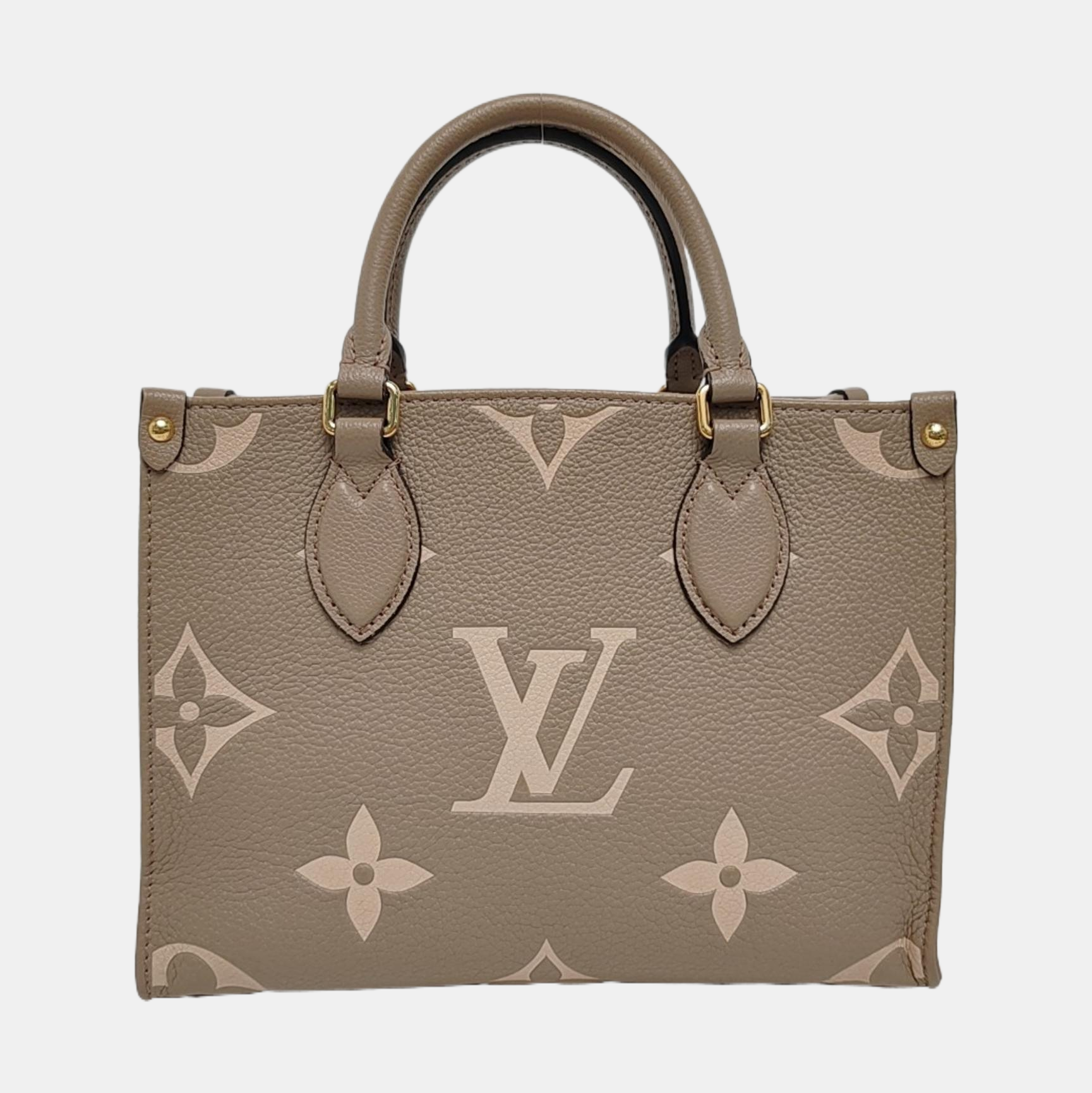 ONTHEGO PM Monogram Calfskin Gray