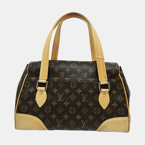 BEVERLY GM Monogram Coated Canvas Brown