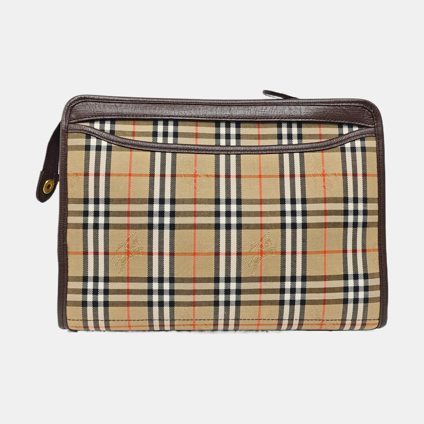 Canvas Clutch Beige