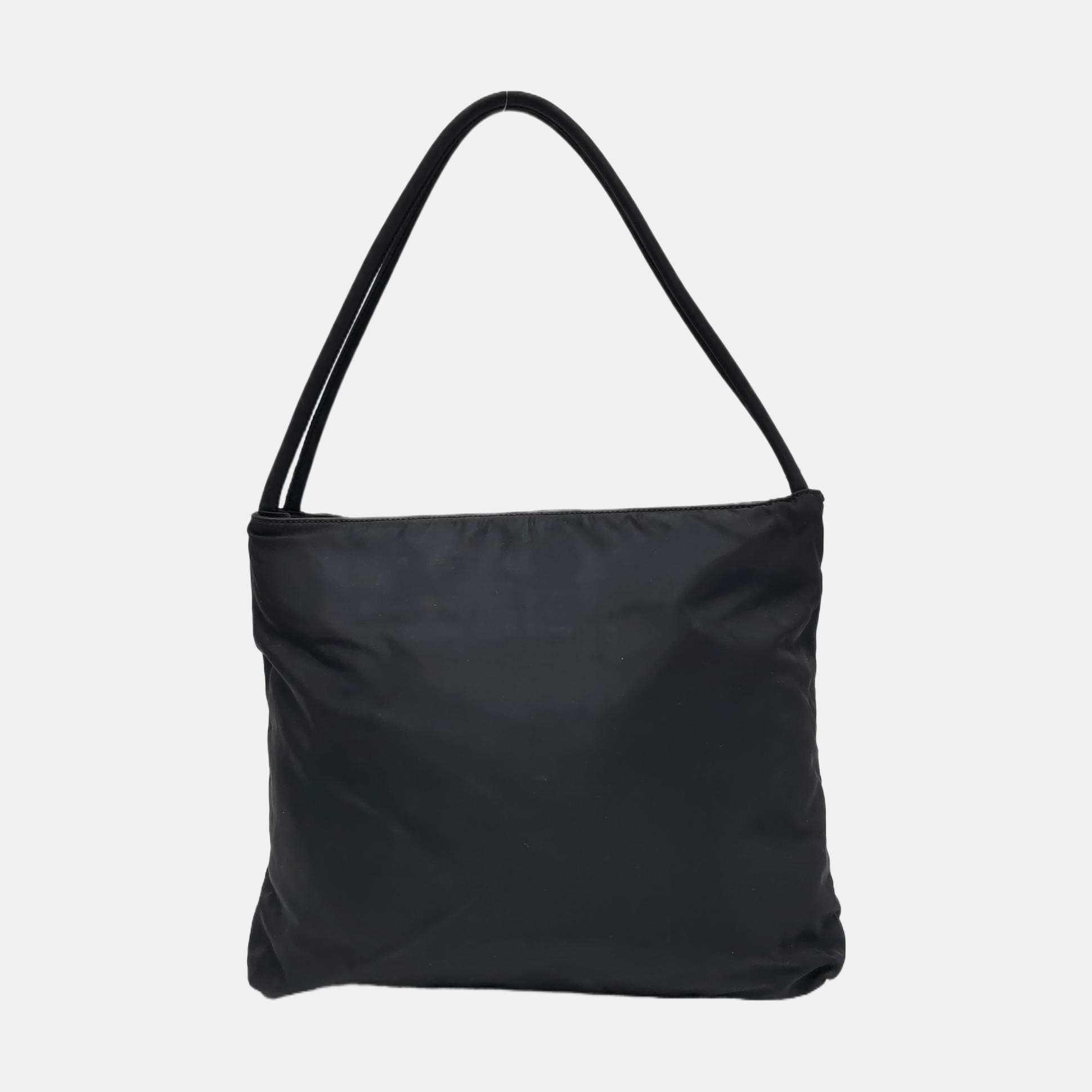 Nylon Tote Bag Black