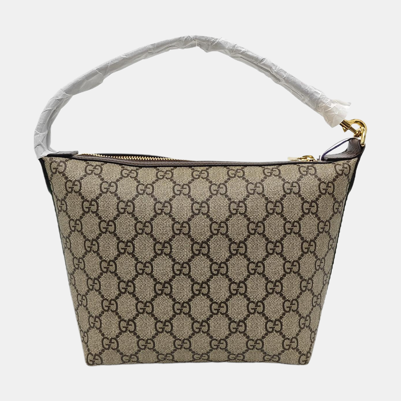 Ophidia Super Mini Monogram Coated Canvas Beige