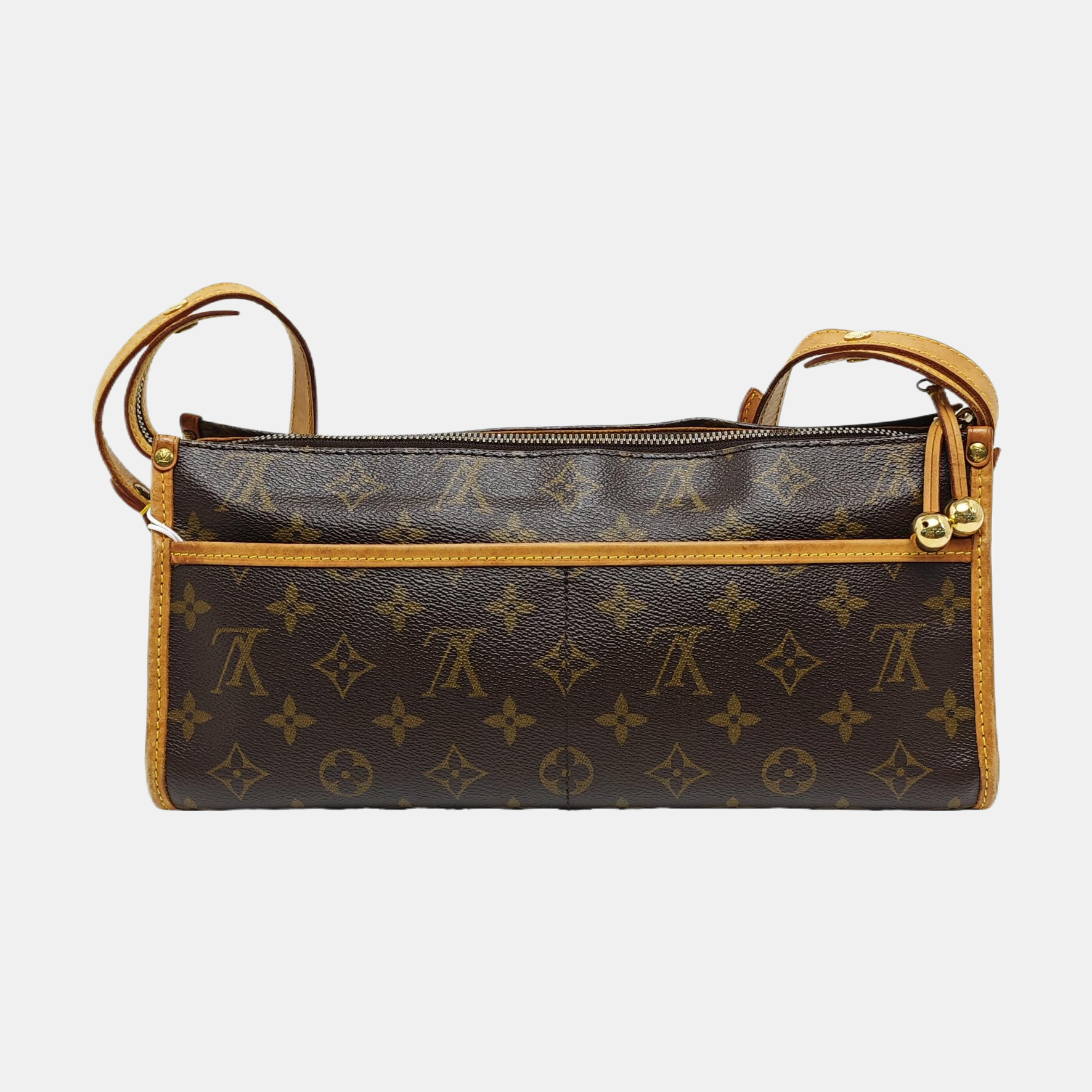 POPINCOURT Monogram Coated Canvas Brown