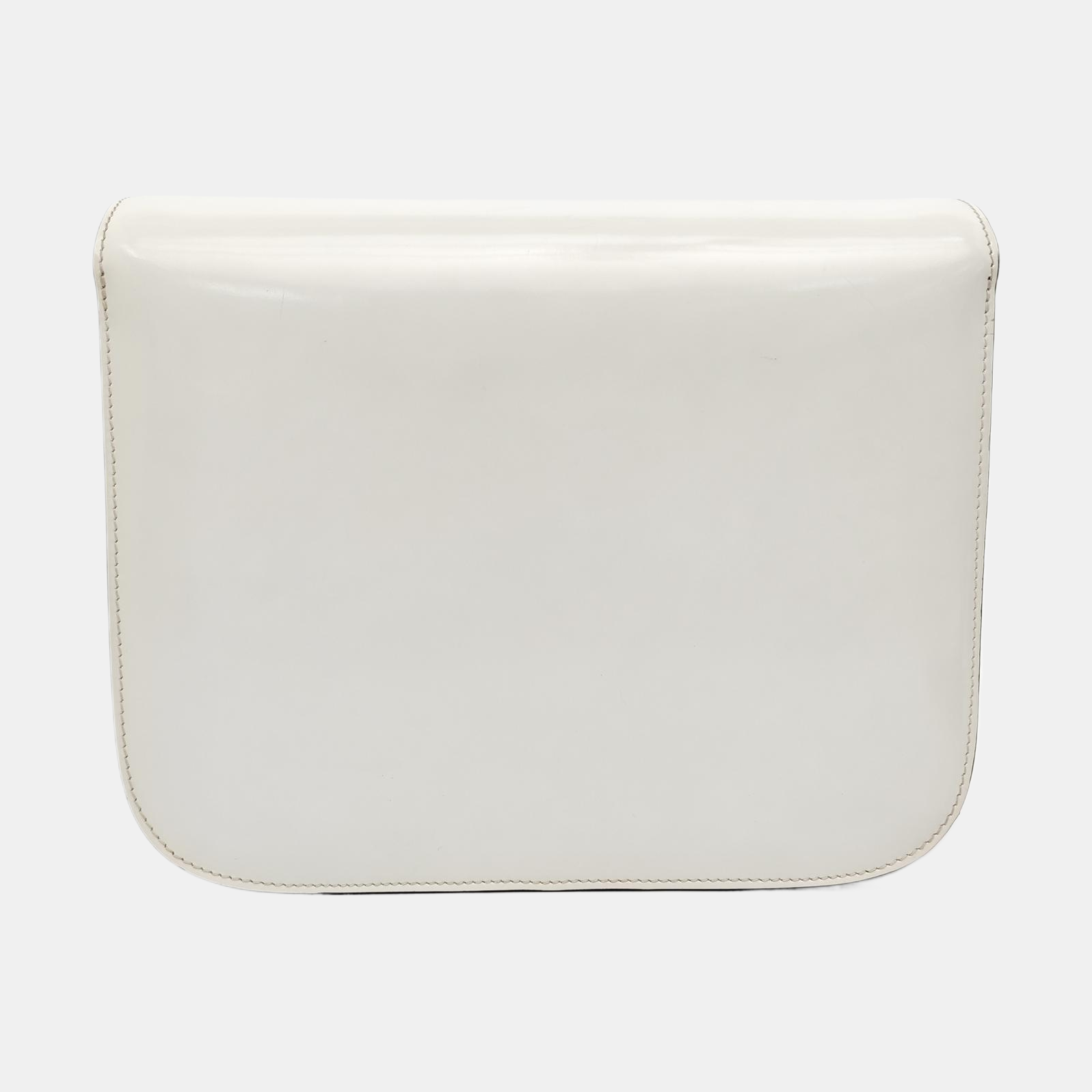 CLASSIC BOX Medium Calfskin White