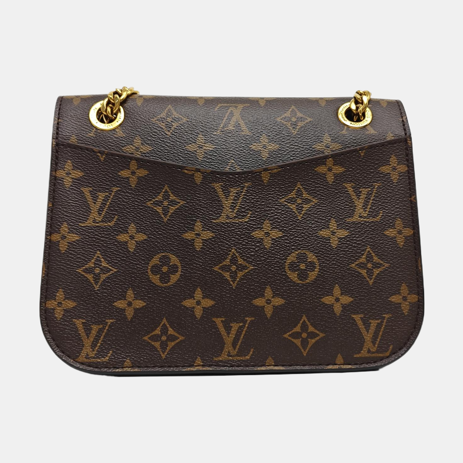 PASSY Monogram Coated Canvas Brown