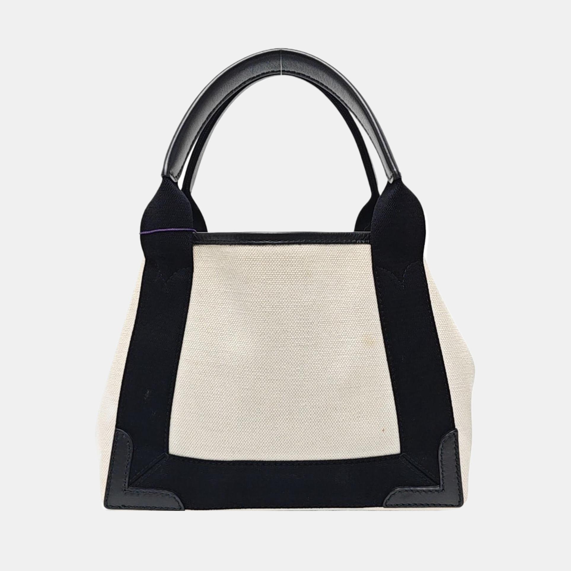 Navy Mini Canvas White