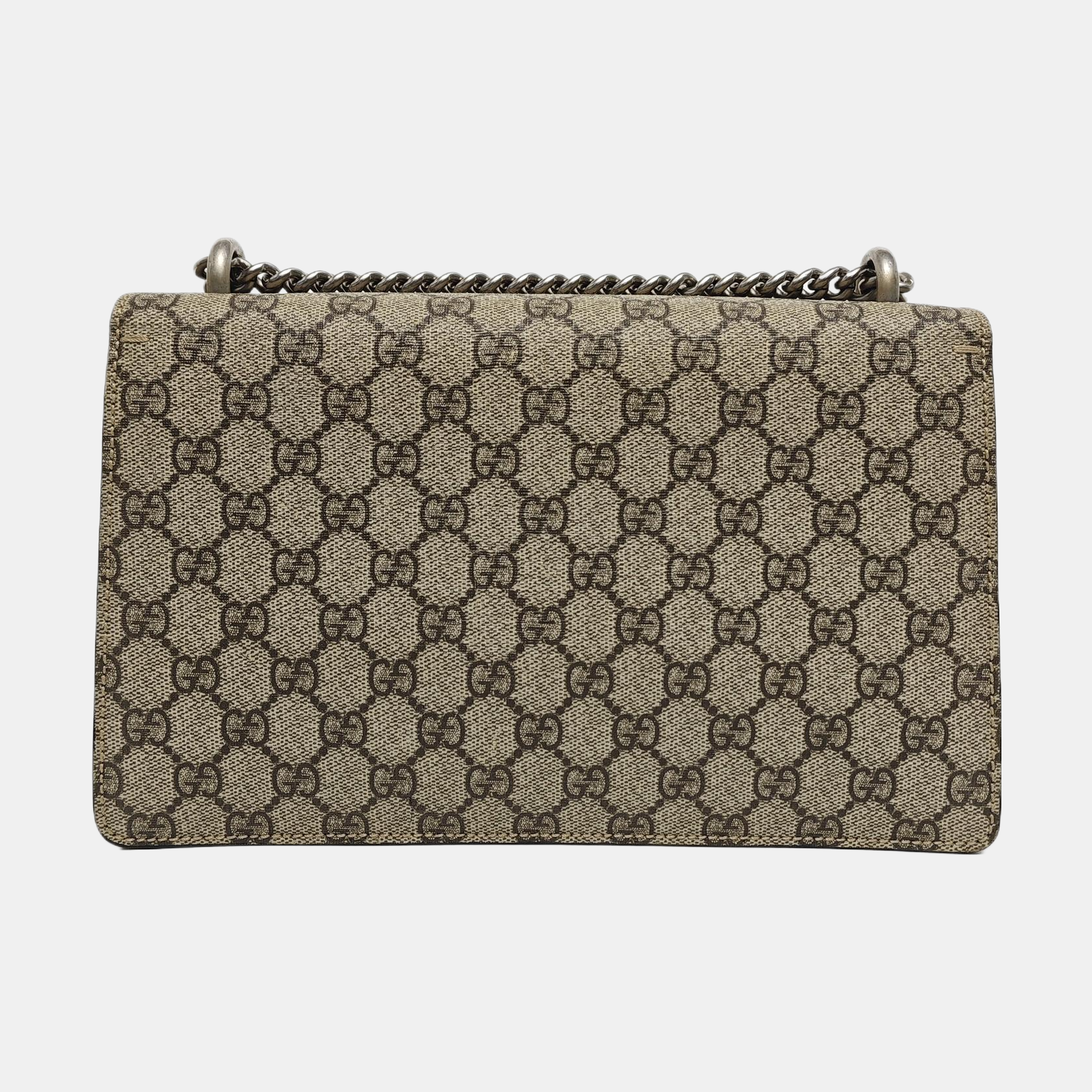 Authenticated pre-owned  Dionysus Small Monogram Coated Canvas Beige - Shoulder Bag at Looply