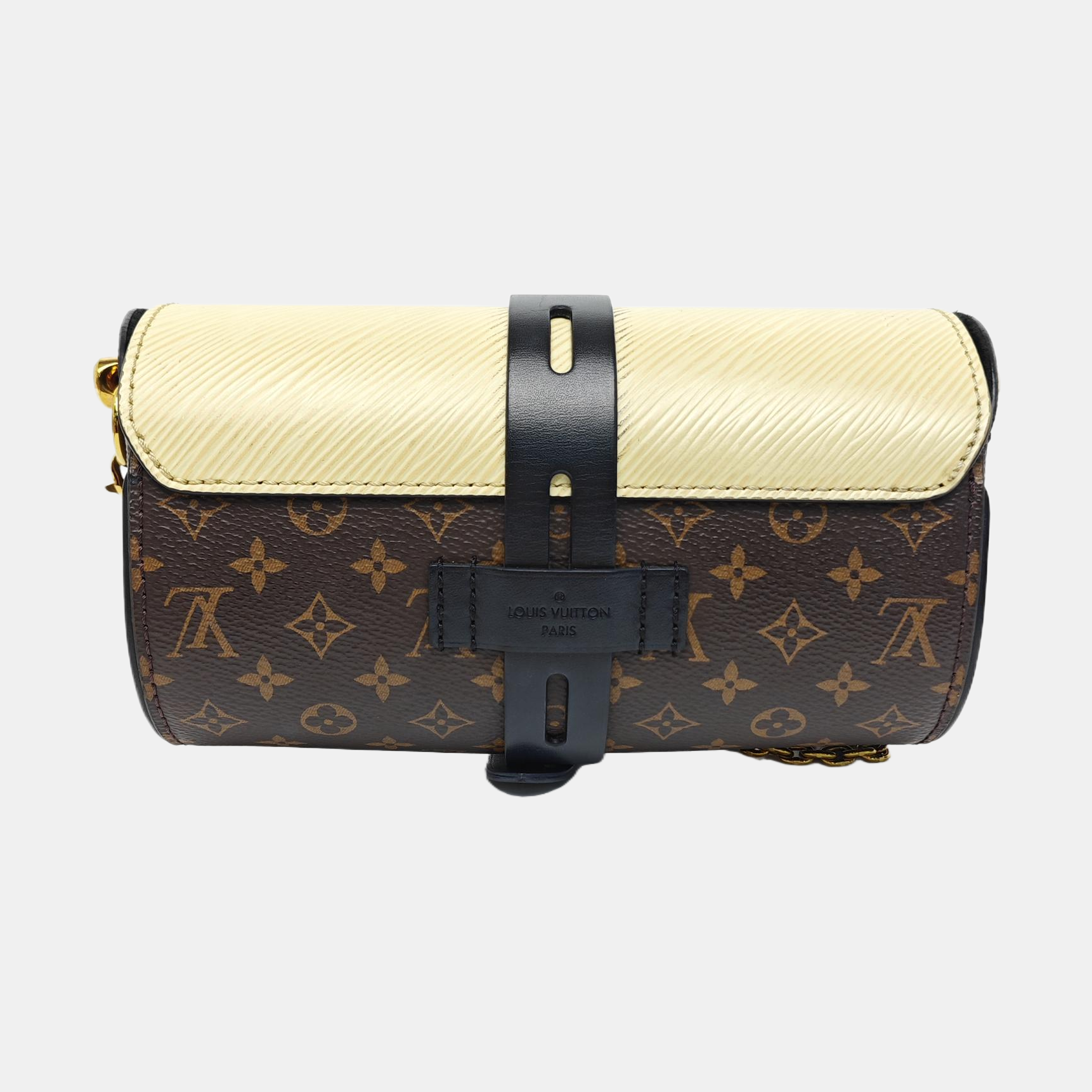 GLASSES CASE Monogram Coated Canvas Brown