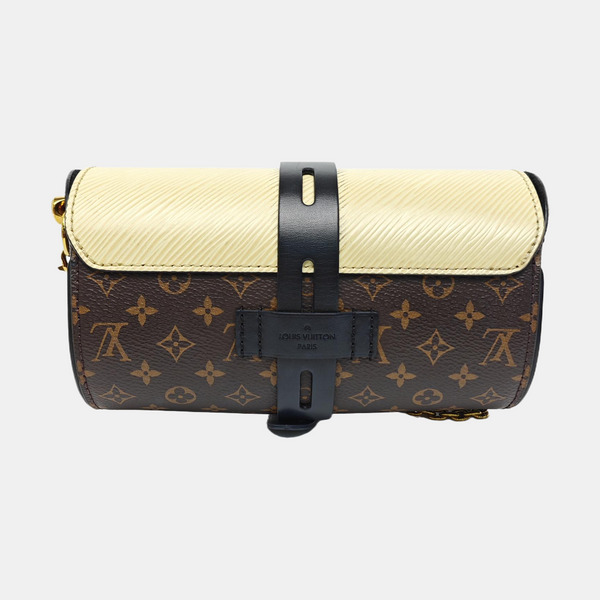 GLASSES CASE Monogram Coated Canvas Brown
