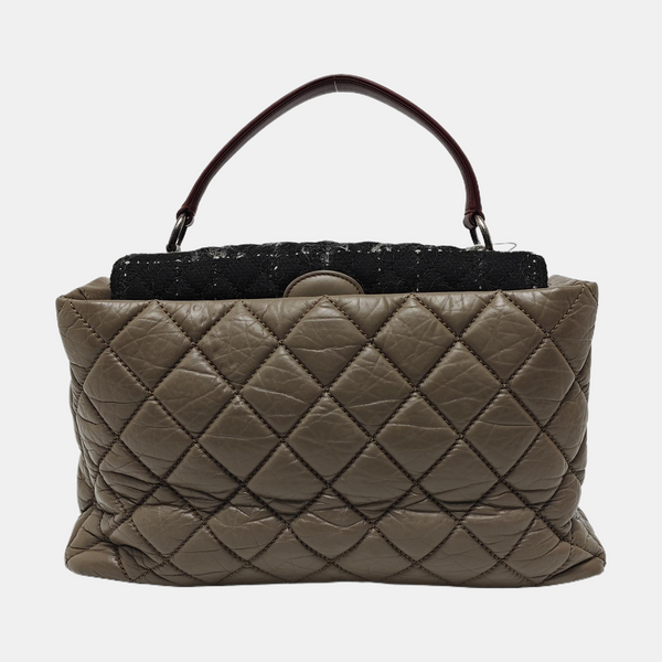 PORTOBELLO Quilted Calfskin Gray