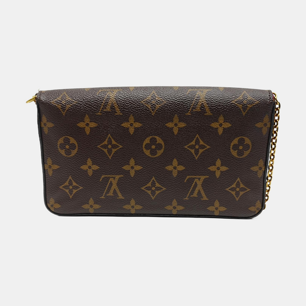 FÉLICIE Monogram Coated Canvas Brown