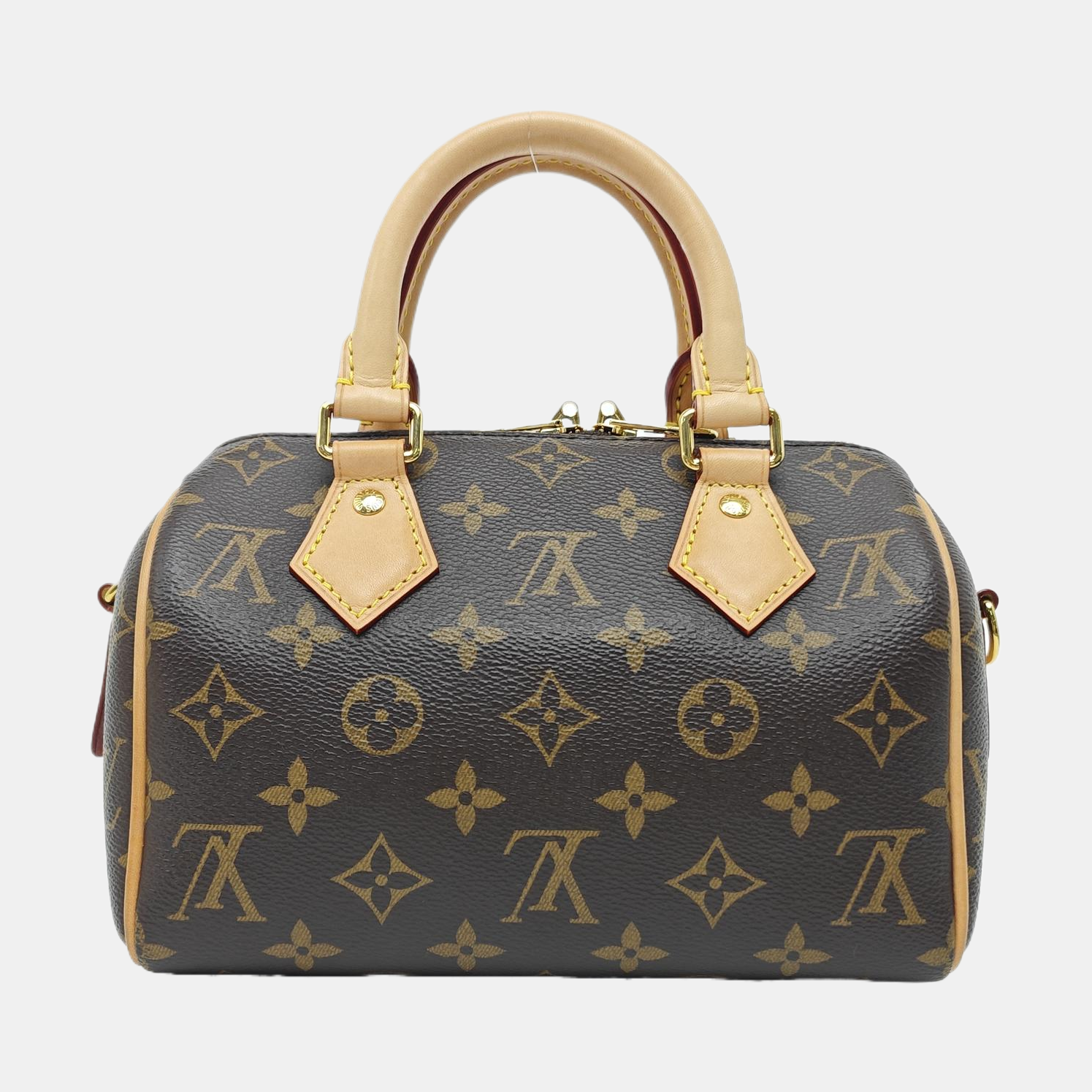 SPEEDY 20 Monogram Coated Canvas Brown