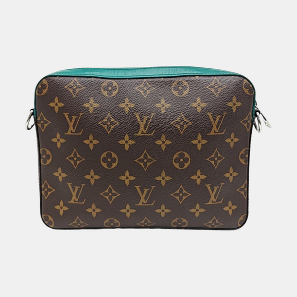 TRIO Monogram Coated Canvas Brown