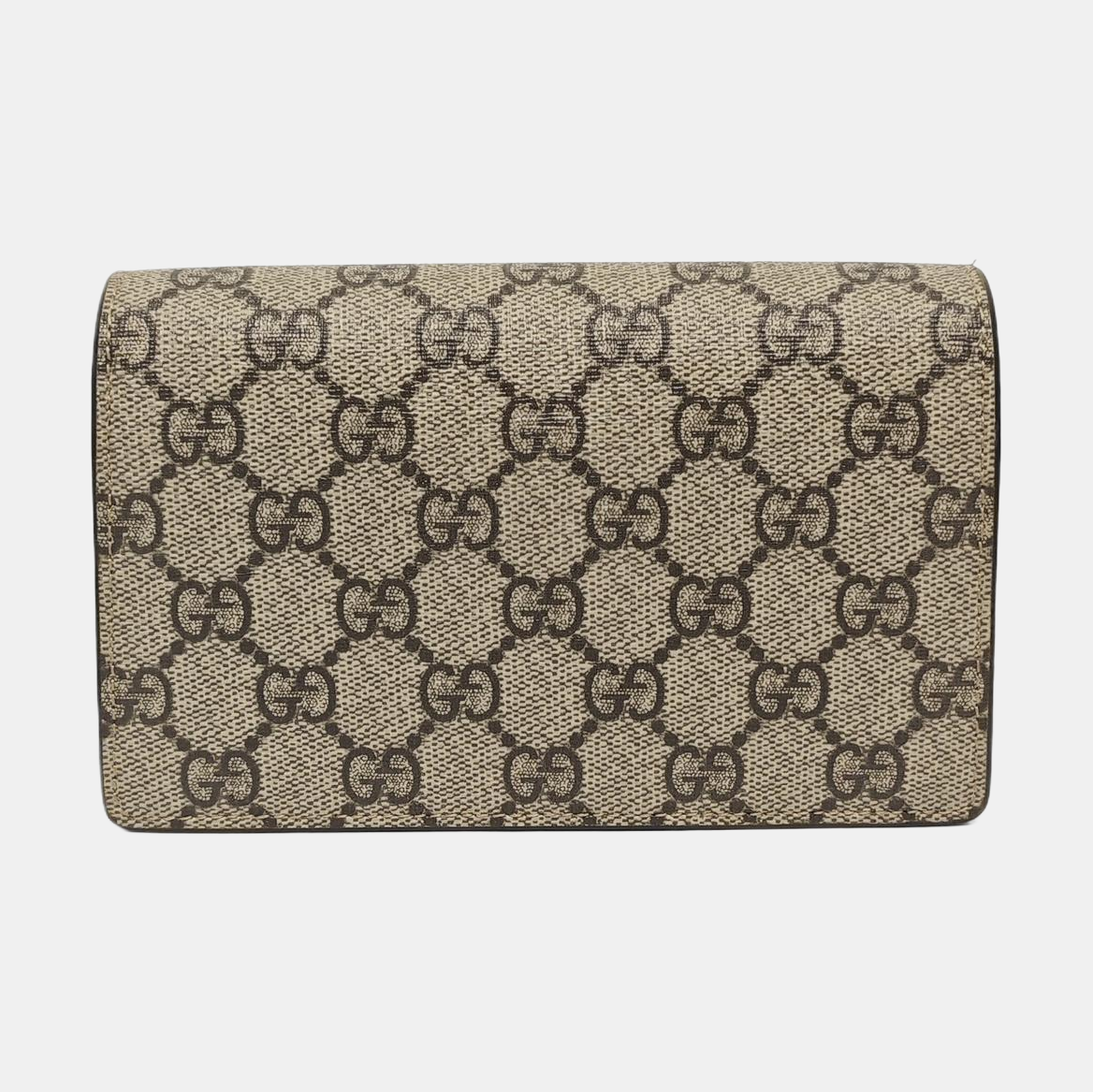 Dionysus Super Mini Monogram Coated Canvas Beige