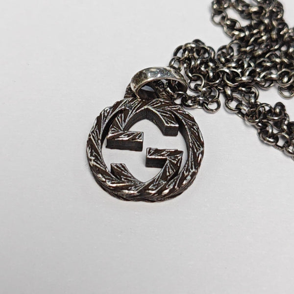 Interlocking G 925 Sterling Silver Necklace