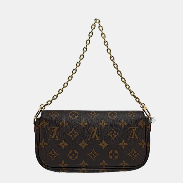 IVY Monogram Coated Canvas Brown