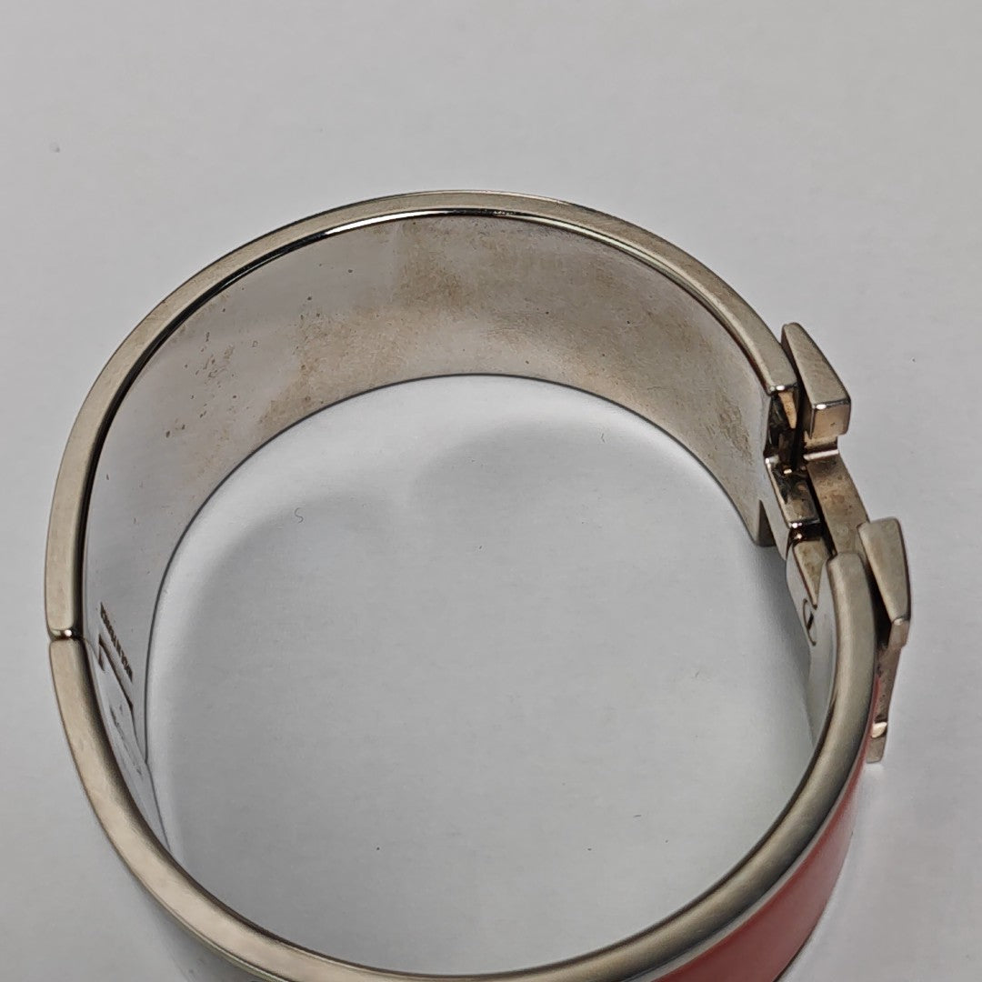 Clic Clac H Metal Orange Bangle