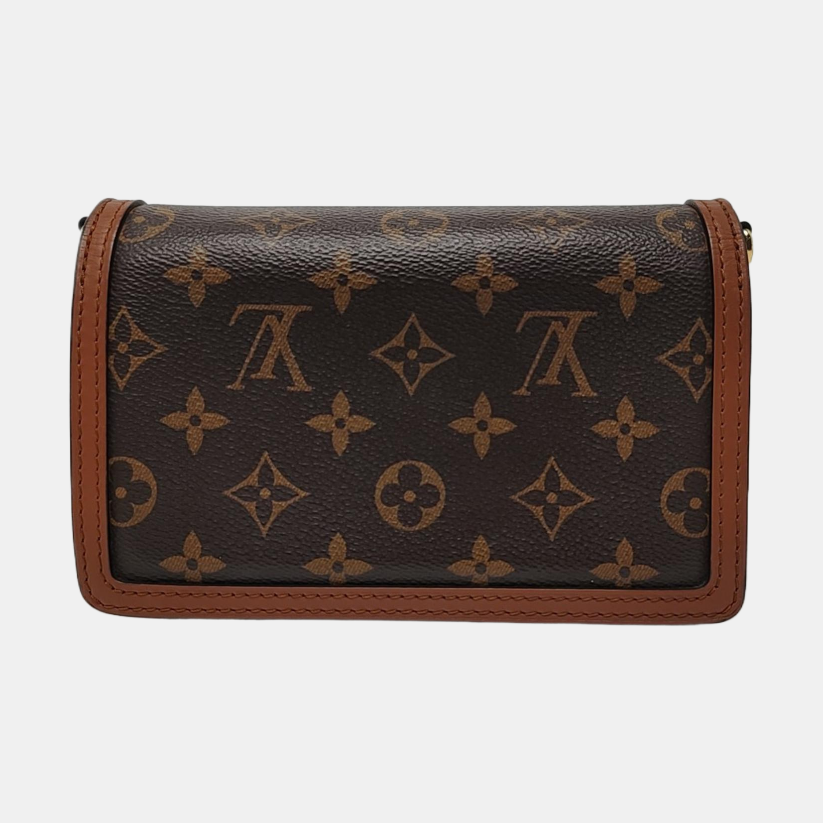 DAUPHINE WOC Monogram Coated Canvas Brown
