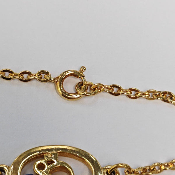 Dior Oblique Metal Gold Bracelet