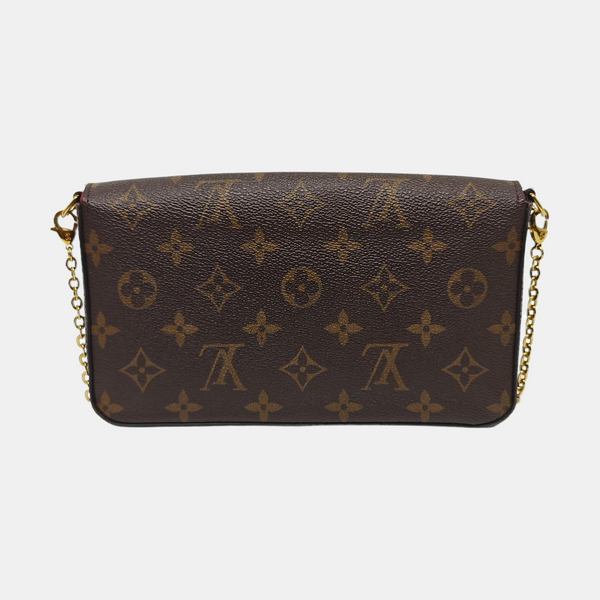 FÉLICIE Monogram Coated Canvas Brown
