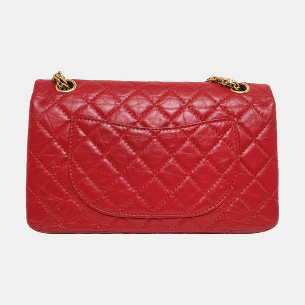2.55 225 (small) Quilted Calfskin Red