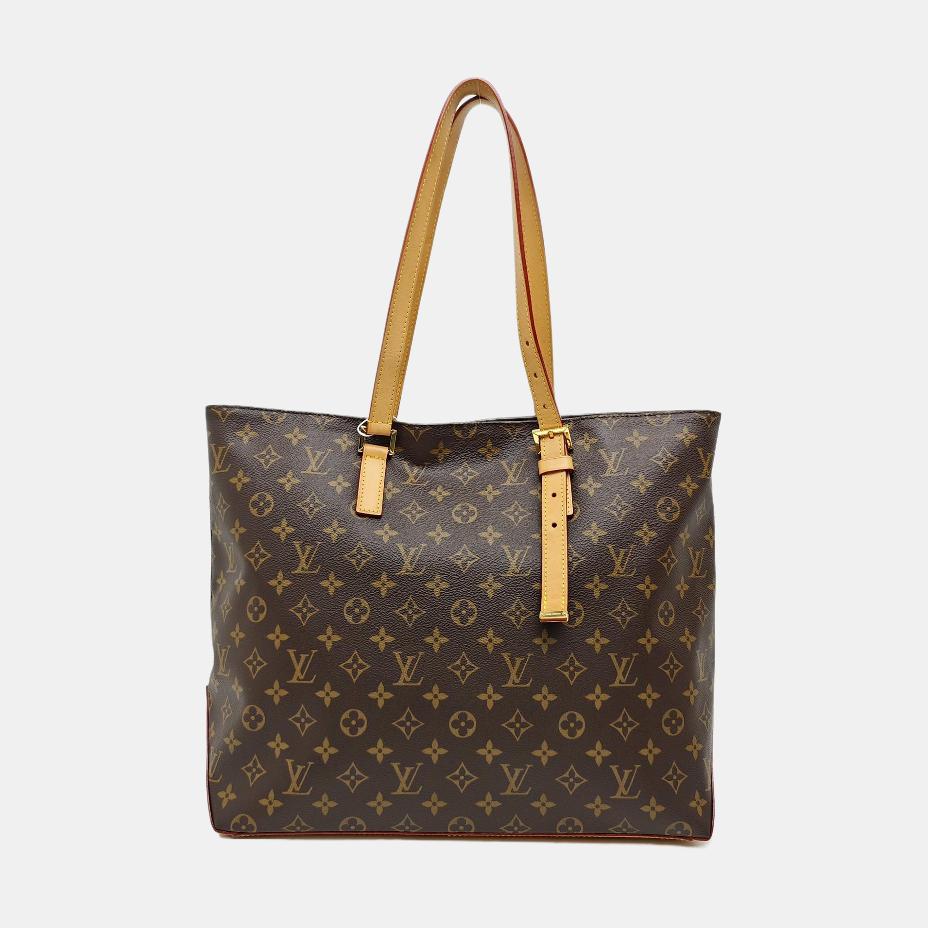 CABAS MEZZO Monogram Coated Canvas Brown