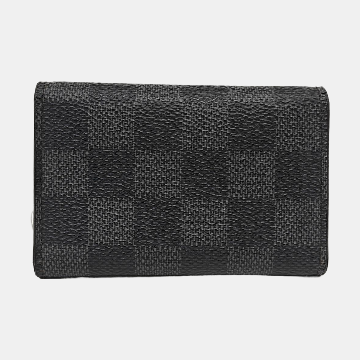 Damier Graphite Coated Canvas Key Pouch Black