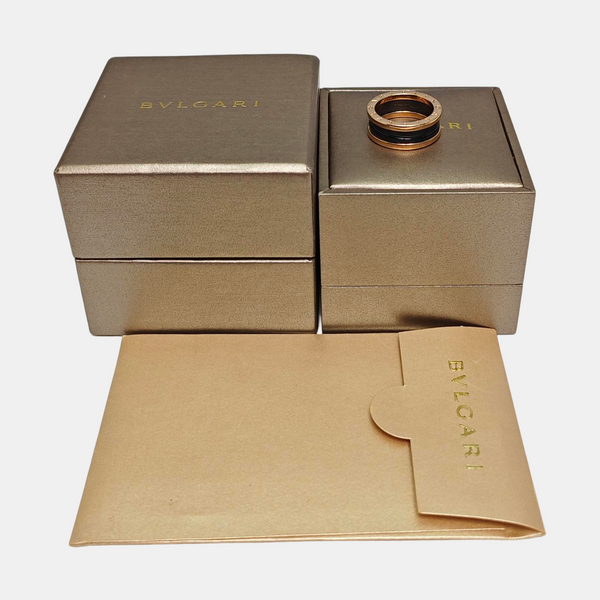 B.ZERO1 18k Rose Gold Ring EU 54