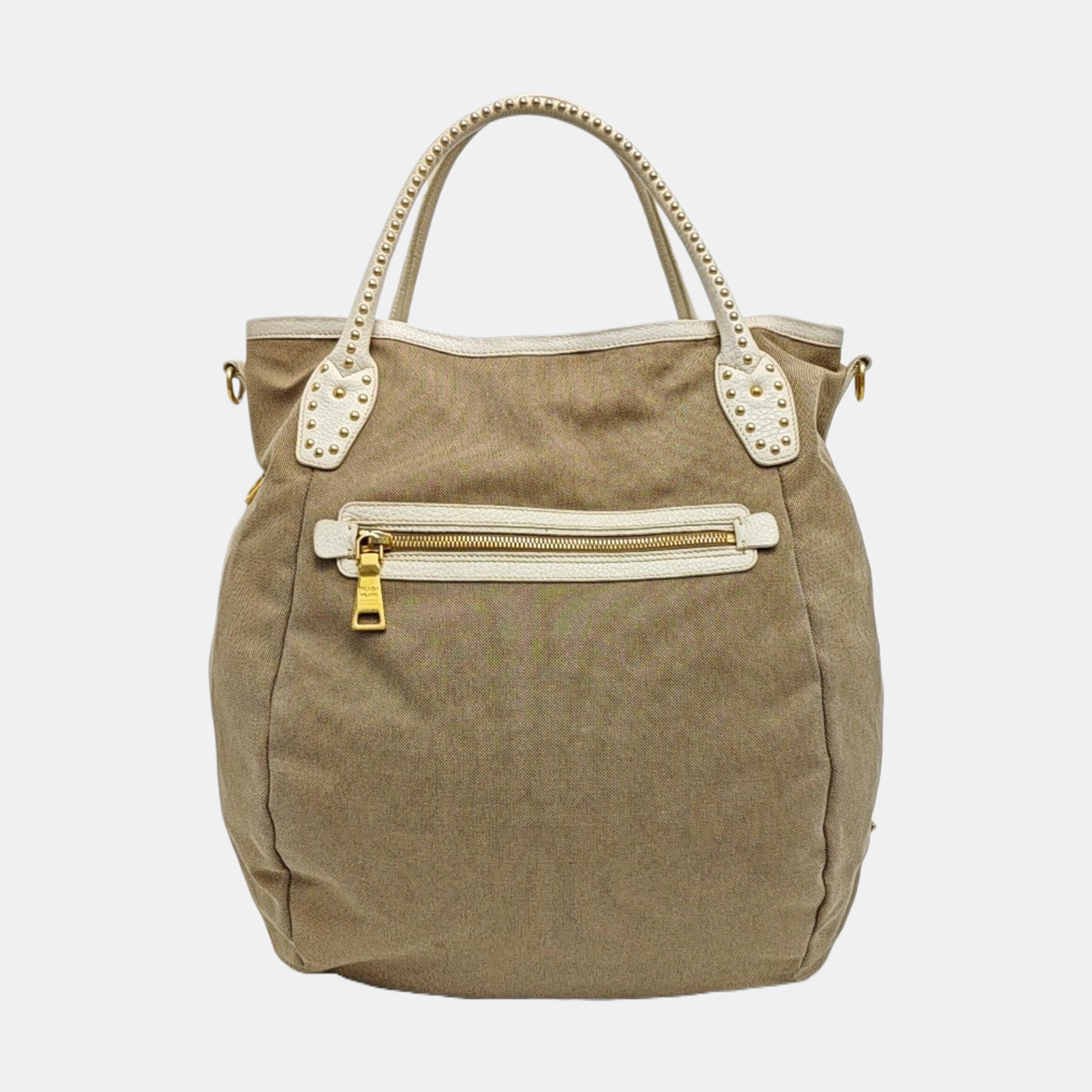 Canvas Shoulder Bag Brown