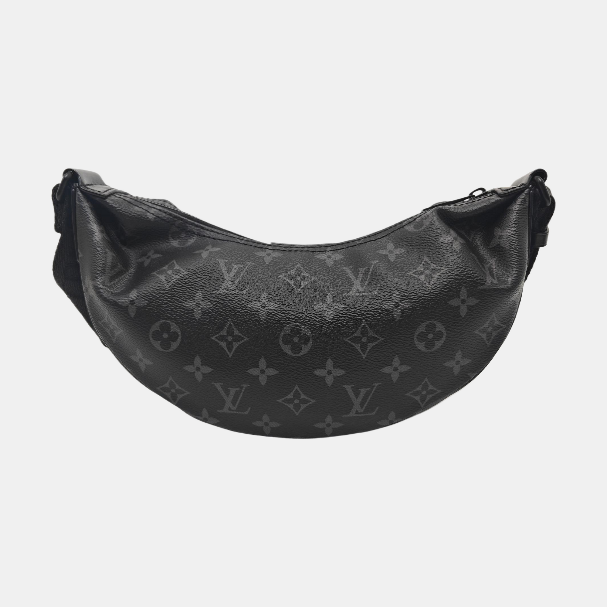 HAMAC PM Monogram Coated Canvas Black